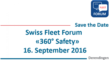 Swiss Fleet Forum  - sichern Sie sich einen Platz an der Fachtagung am 16. September 2016